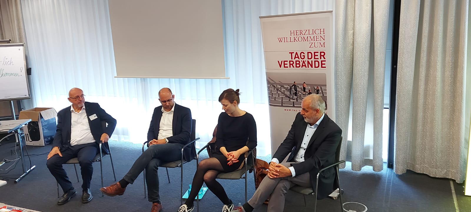 Rick Ulbricht MdL von der CDU Fraktion bei der Podiumsdiskussion vom Tag der Verbände 2025 in Dresden
