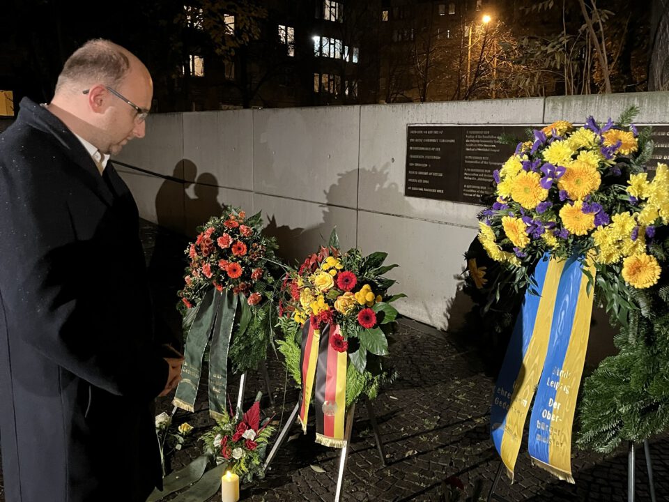 Rick Ulbricht bei der Gedenkveranstaltung zu Reichsprogromnacht am 09.November